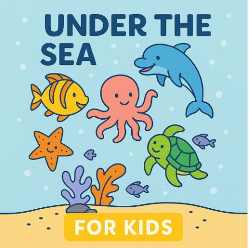 Under The Sea Animals Coloring Book