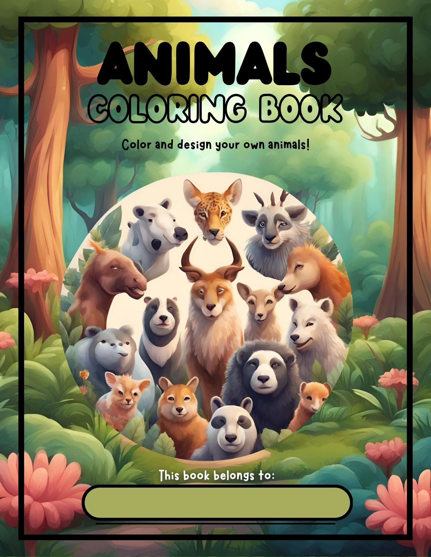 ANIMALS Coloring Book